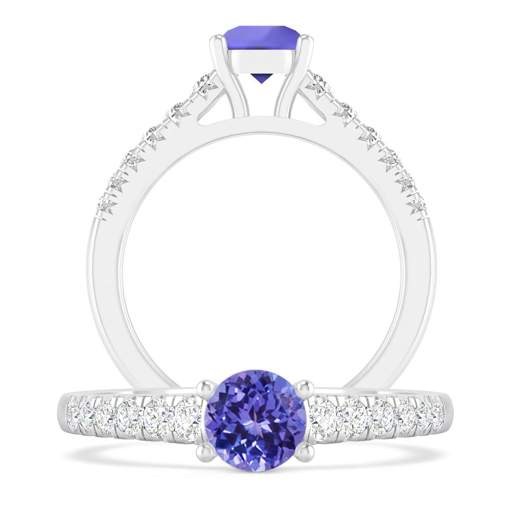 White Gold - Tanzanite