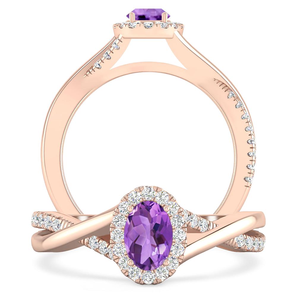 Rose Gold - Amethyst