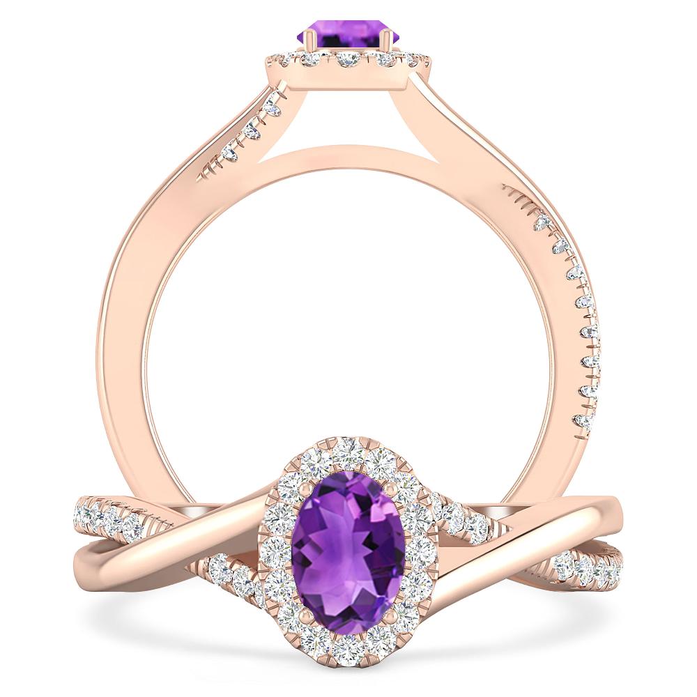 Rose Gold - Amethyst