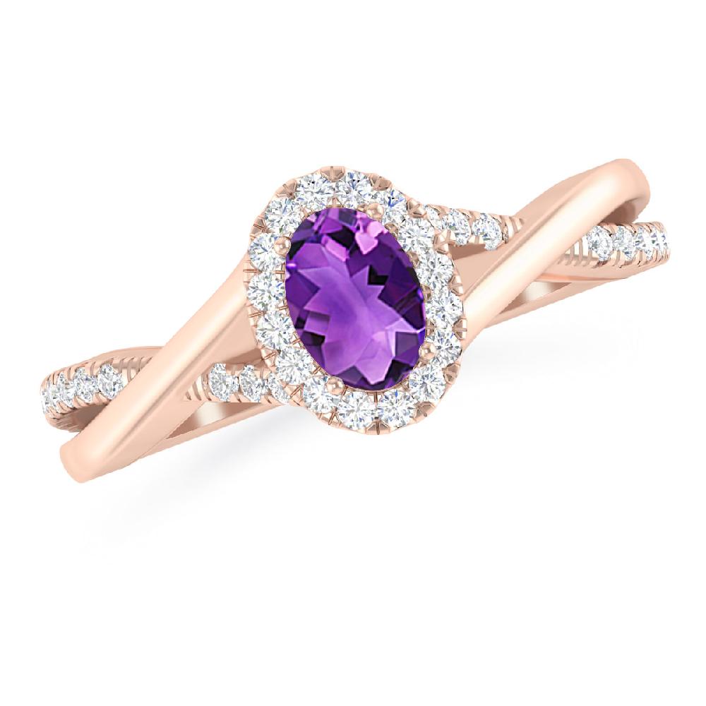 Rose Gold - Amethyst