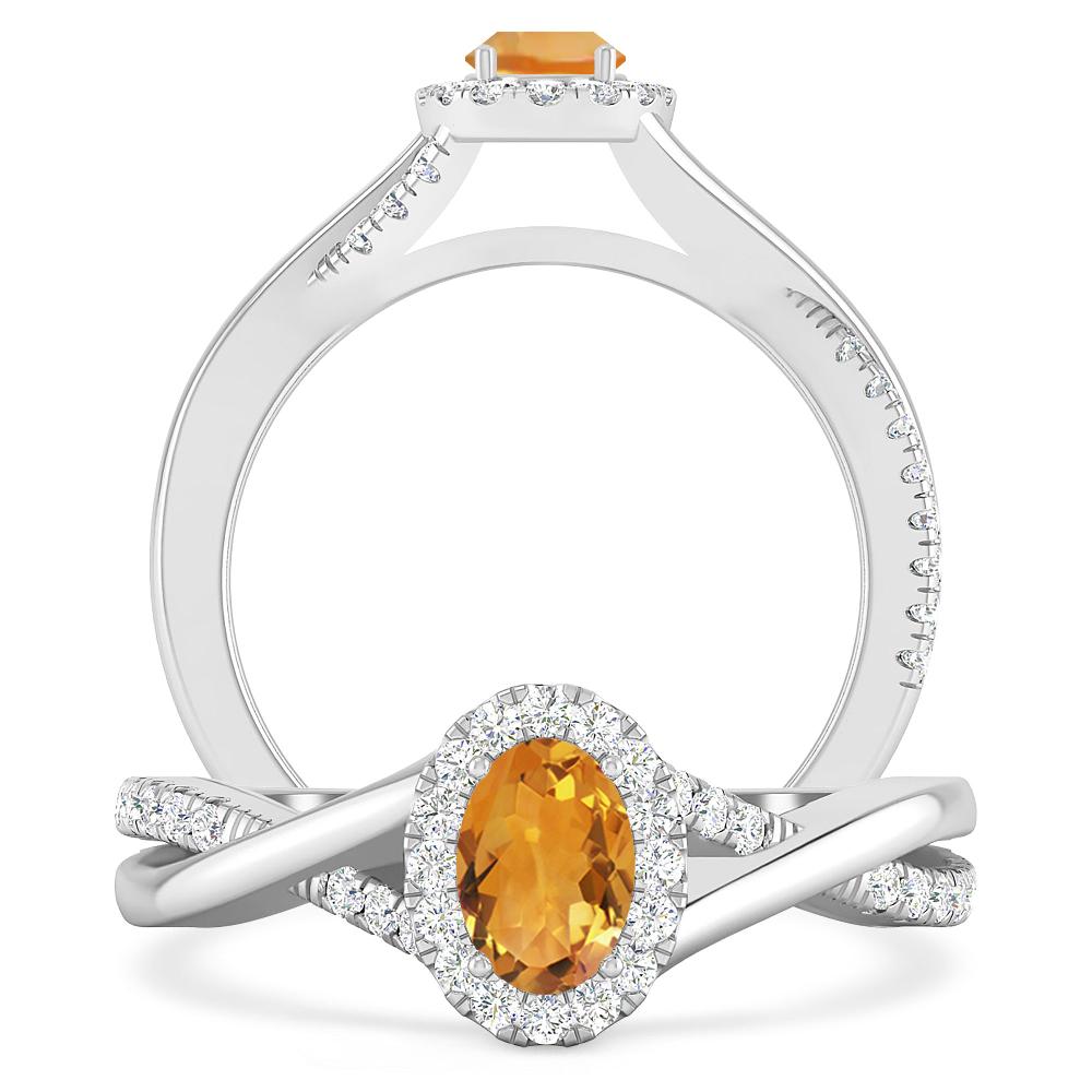 White Gold - Citrine