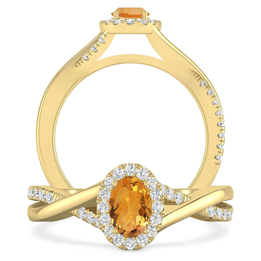 Yellow Gold - Citrine