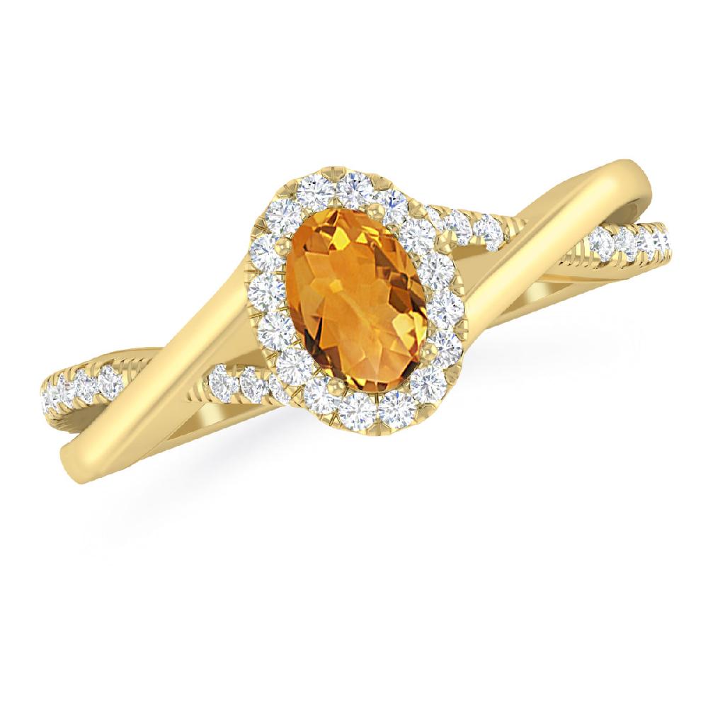 Yellow Gold - Citrine