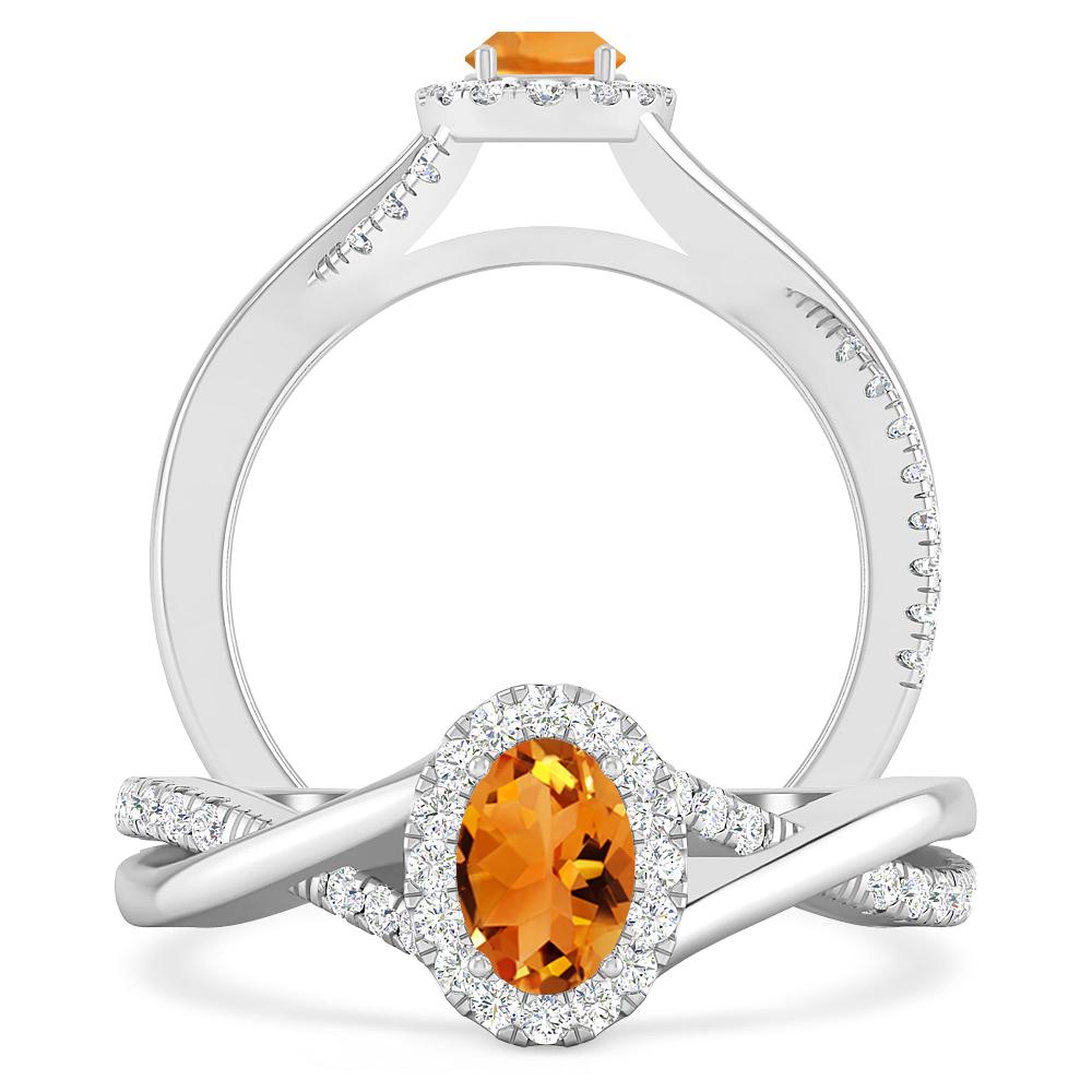 White Gold - Citrine