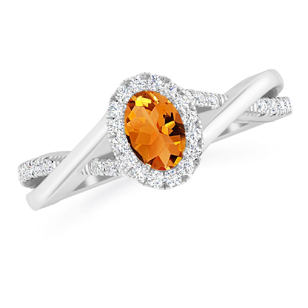 White Gold - Citrine