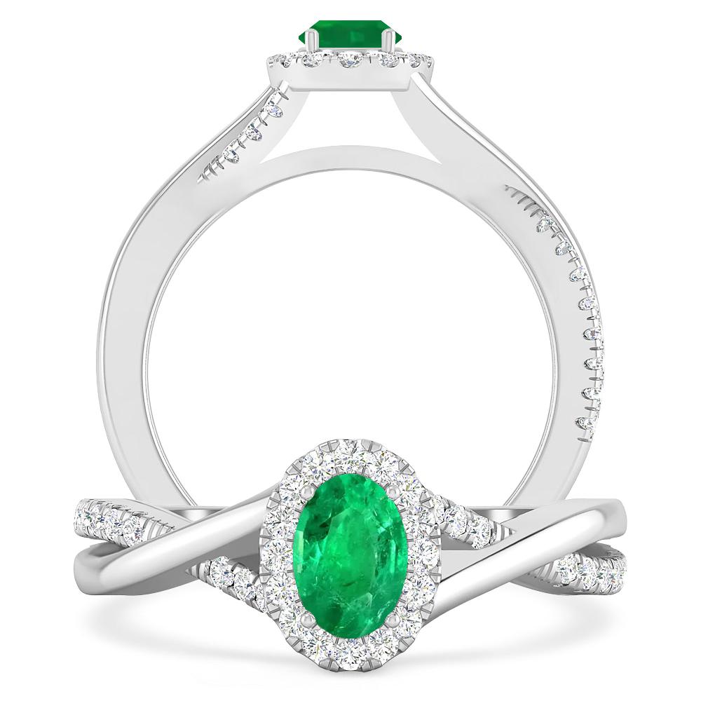 White Gold - Emerald