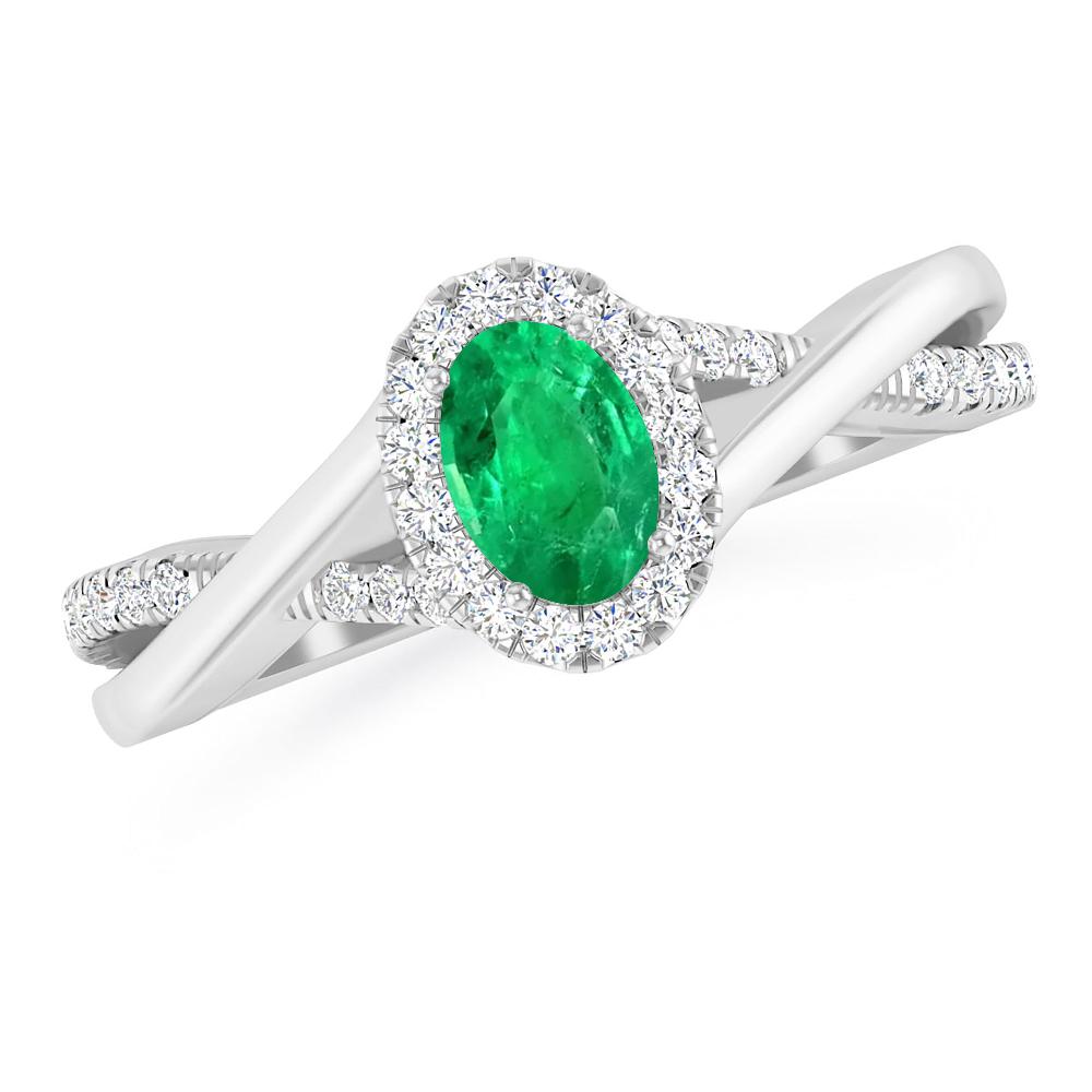 White Gold - Emerald