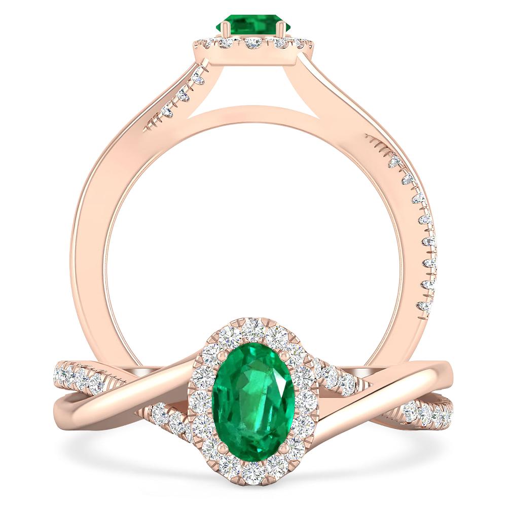 Rose Gold - Emerald