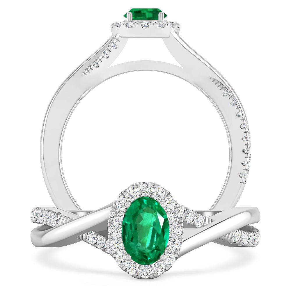 White Gold - Emerald