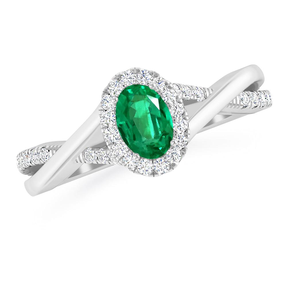 White Gold - Emerald