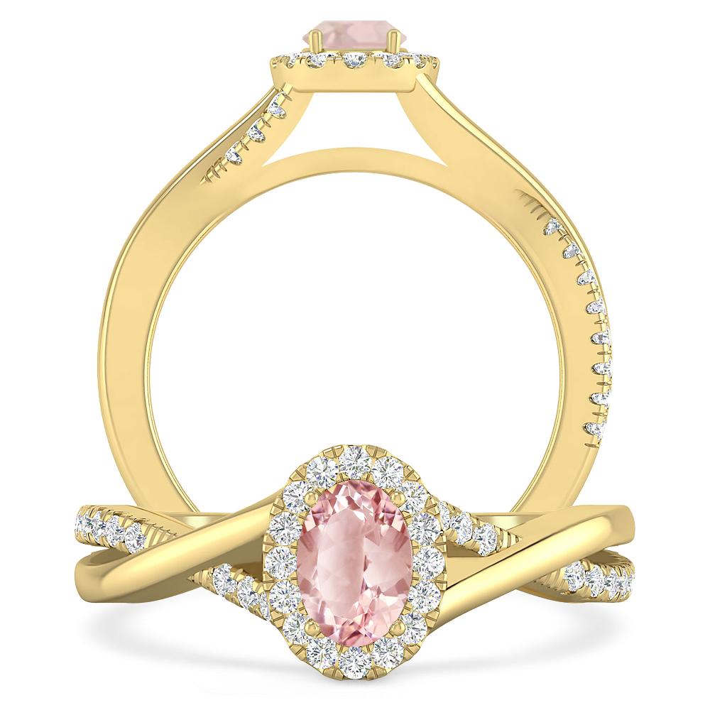 Yellow Gold - Morganite