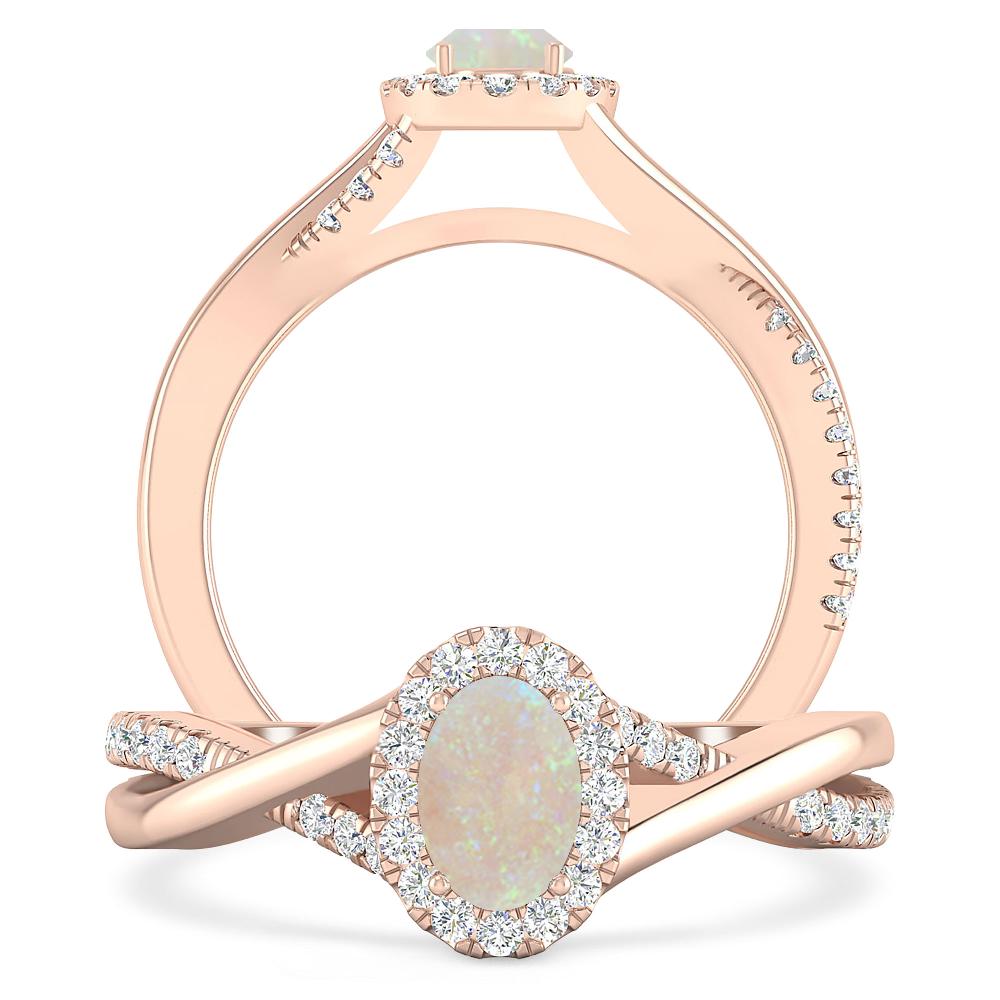 Rose Gold - Opal