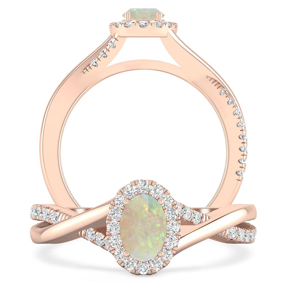 Rose Gold - Opal