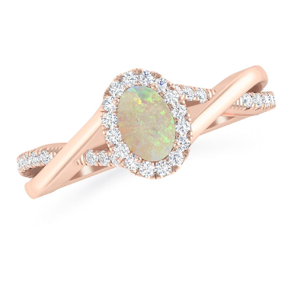 Rose Gold - Opal