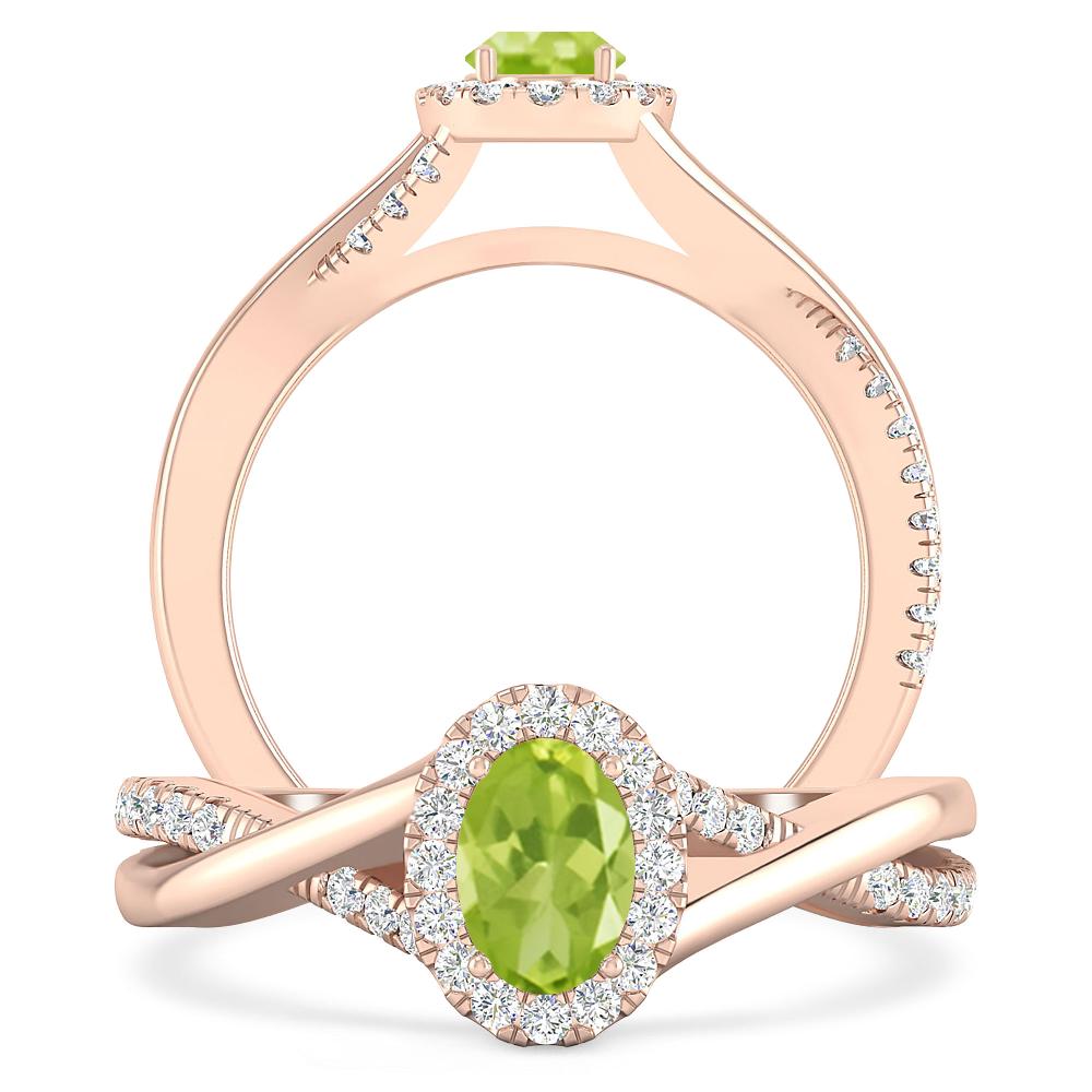 Rose Gold - Peridot