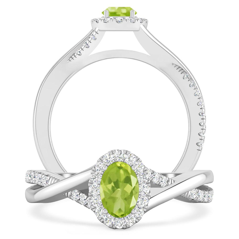 White Gold - Peridot