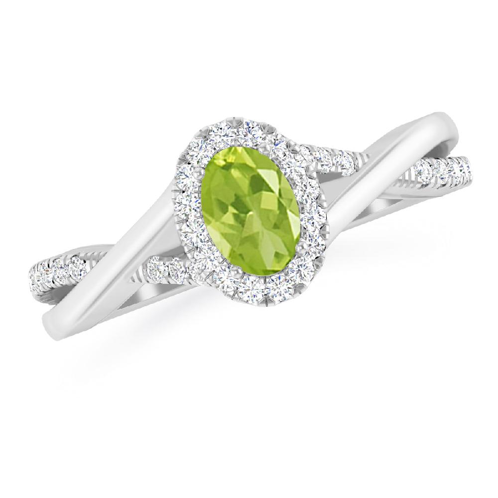 White Gold - Peridot