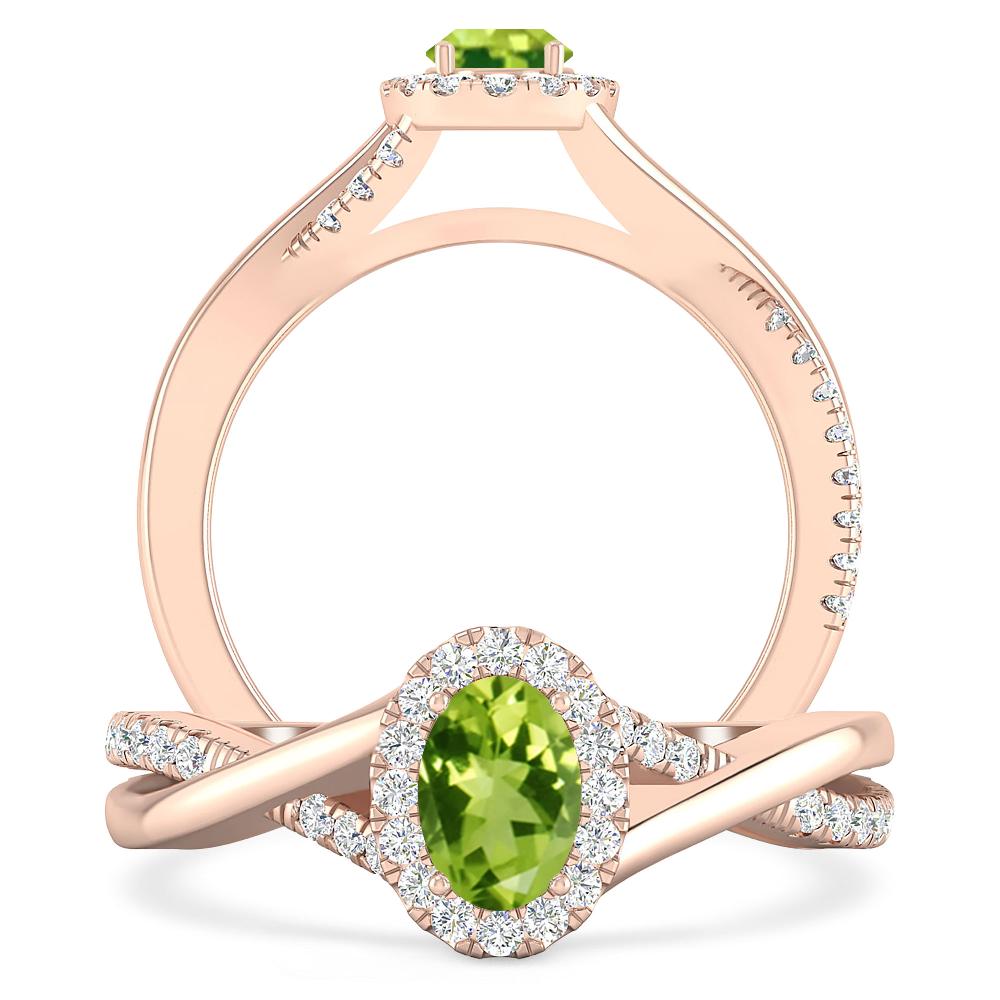 Rose Gold - Peridot