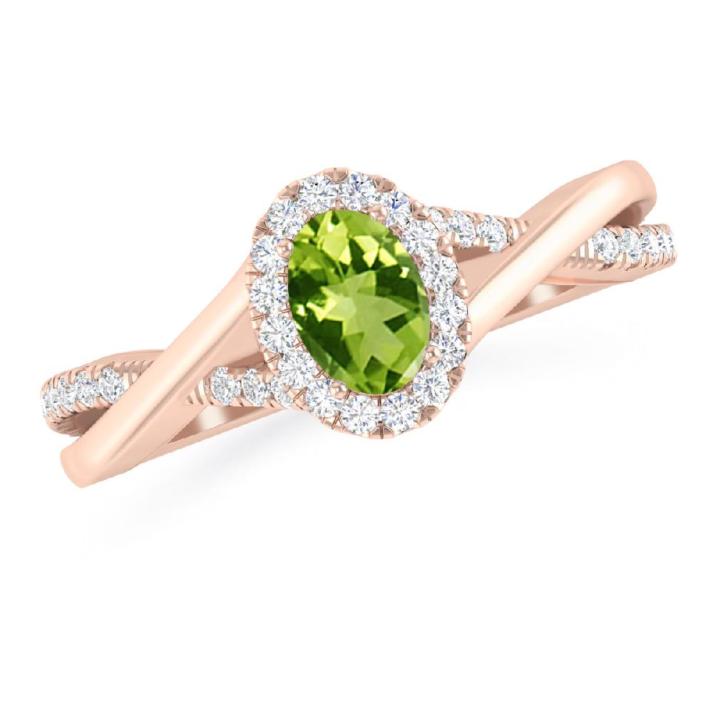 Rose Gold - Peridot