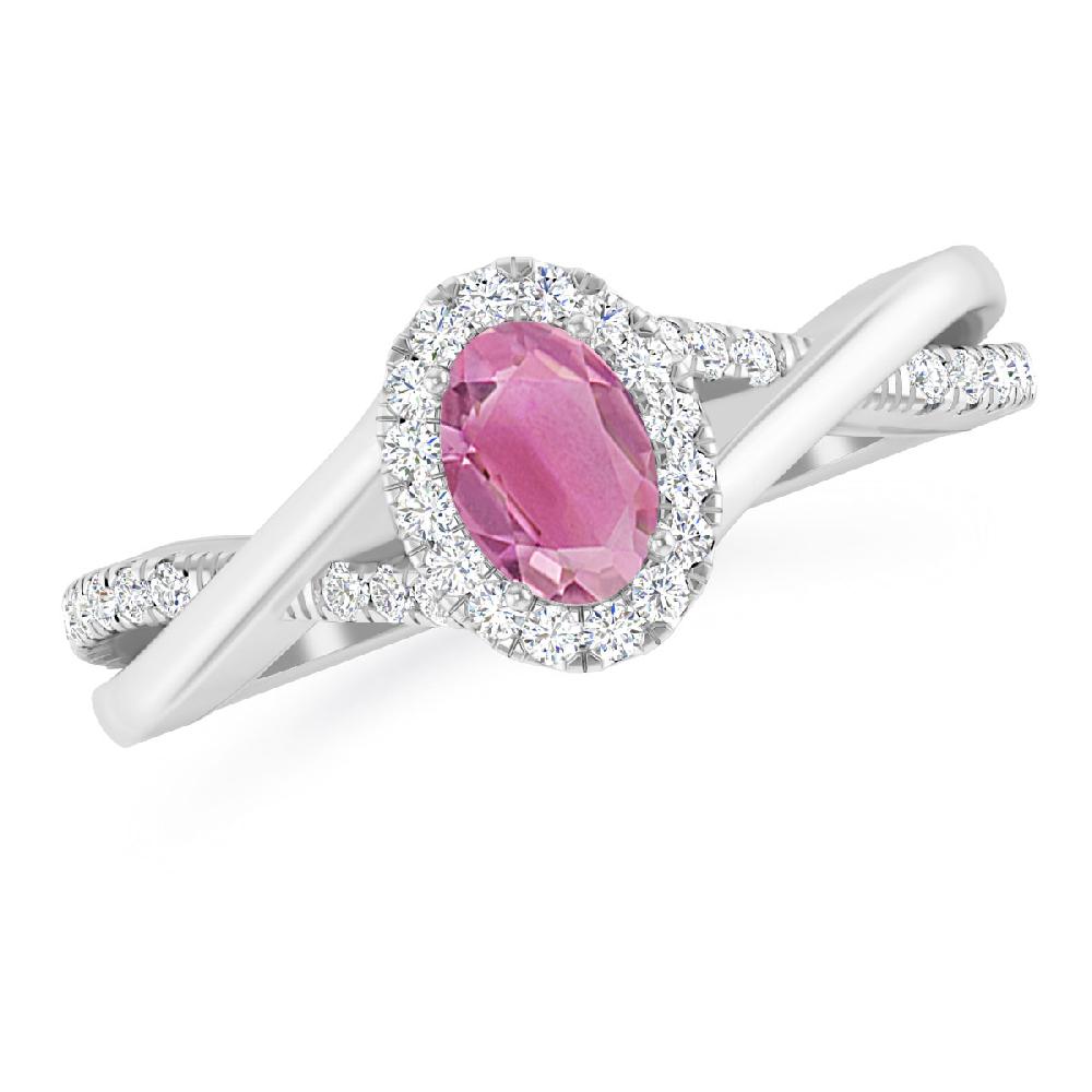 White Gold - Pink Tourmaline