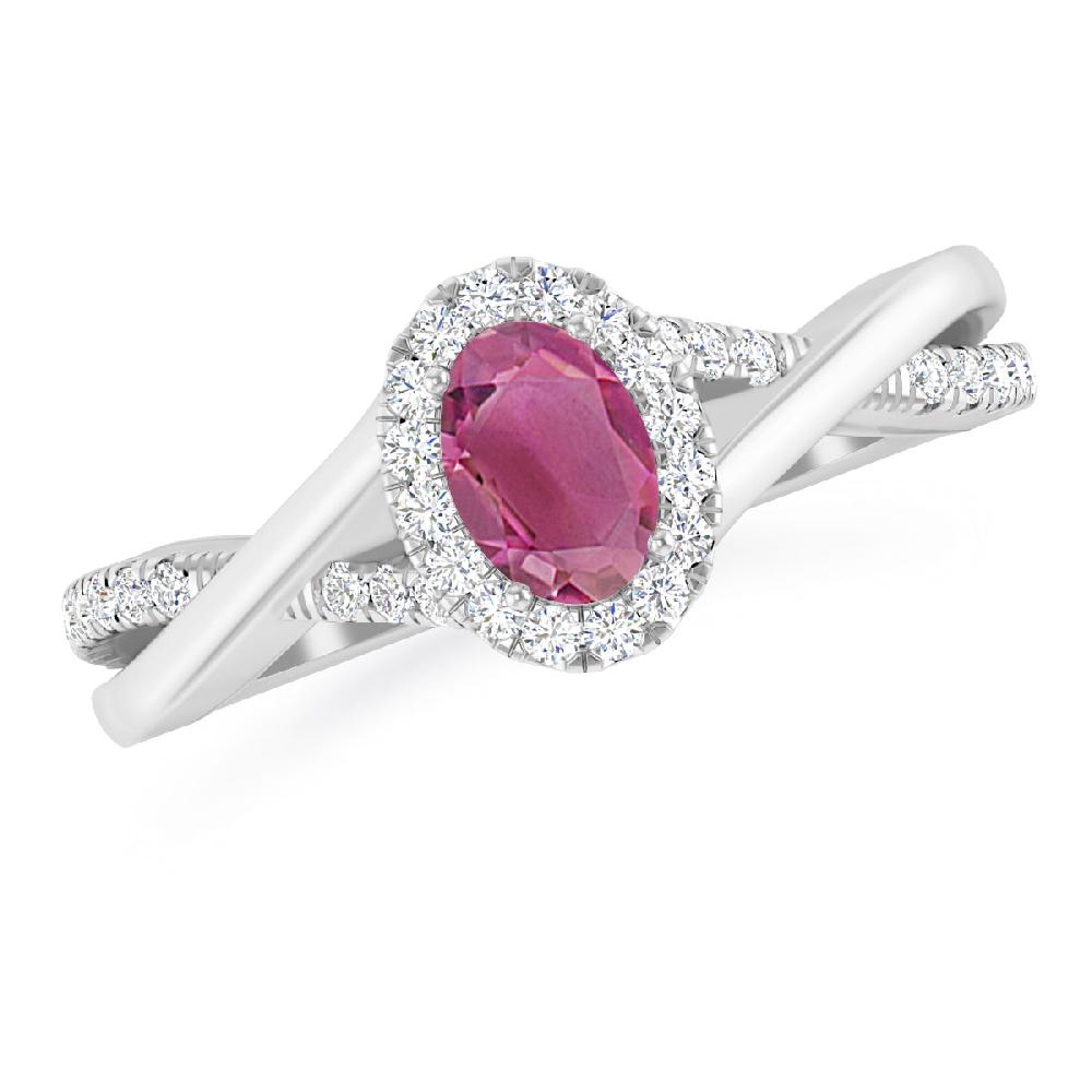 White Gold - Pink Tourmaline