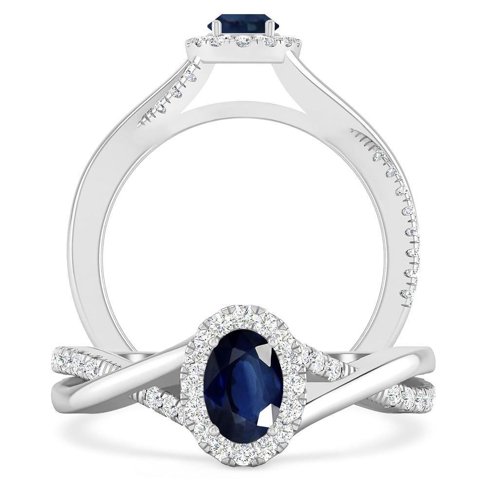 White Gold - Sapphire