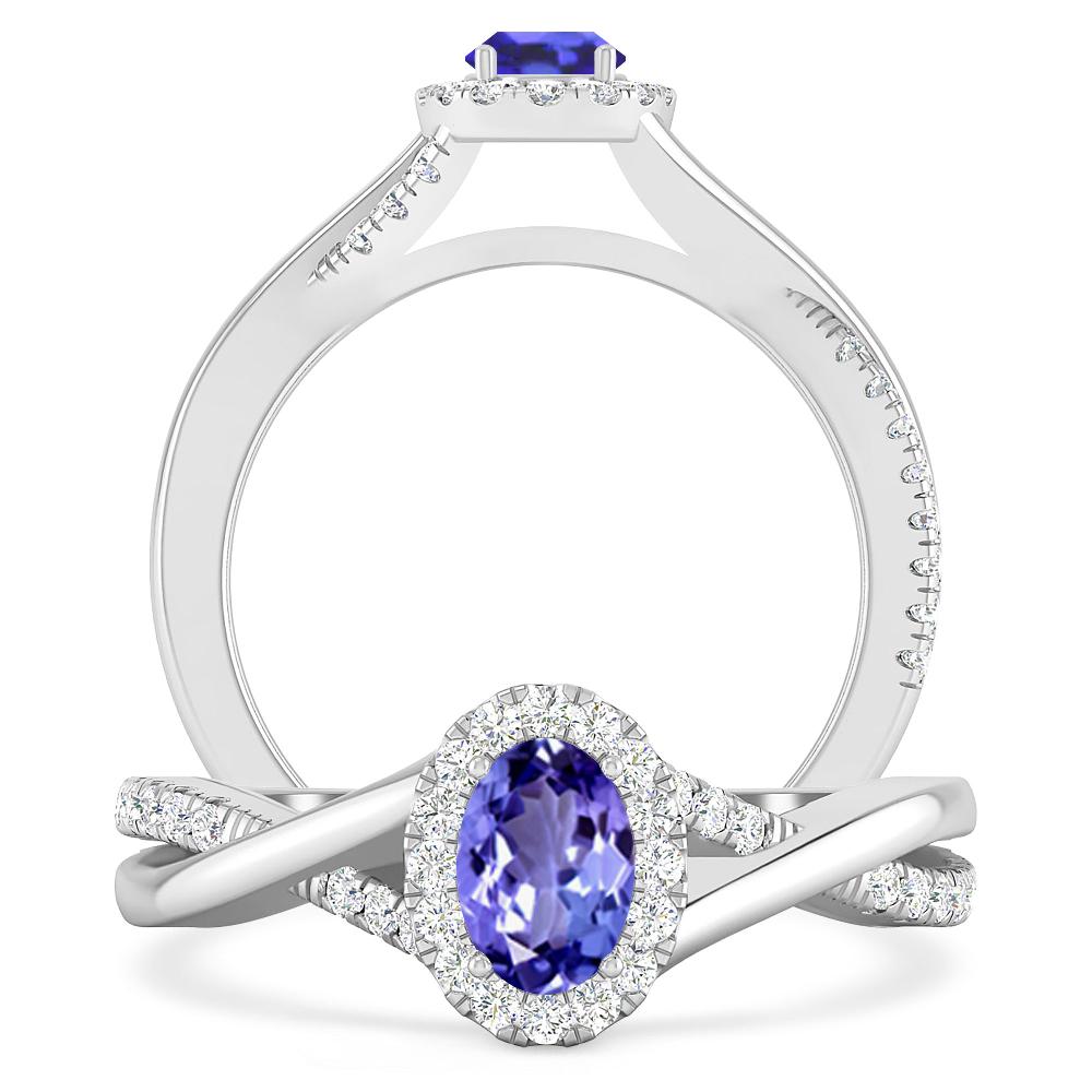 White Gold - Tanzanite