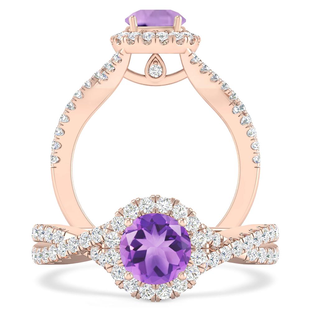 Rose Gold - Amethyst