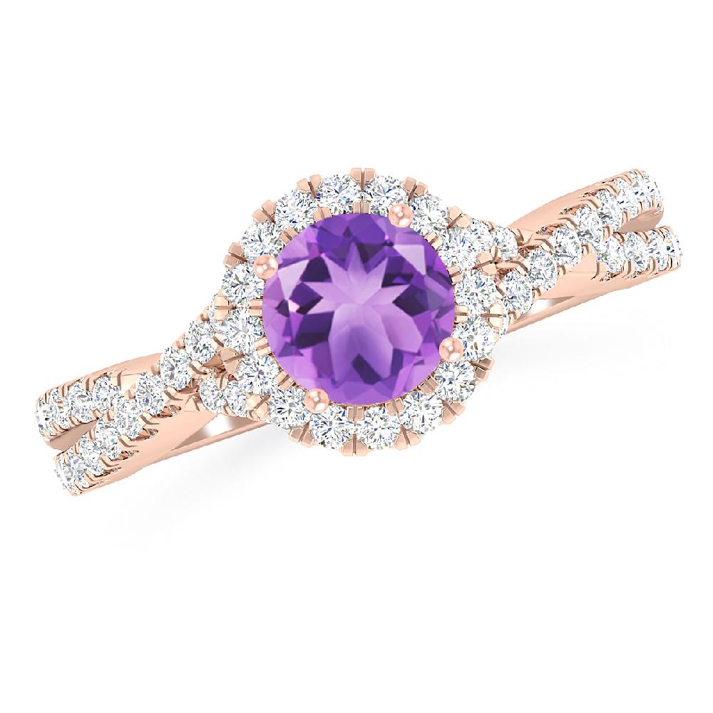 Rose Gold - Amethyst