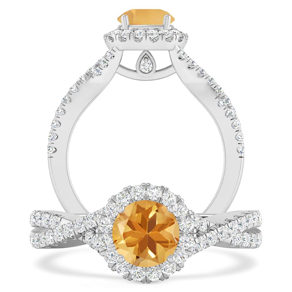 White Gold - Citrine