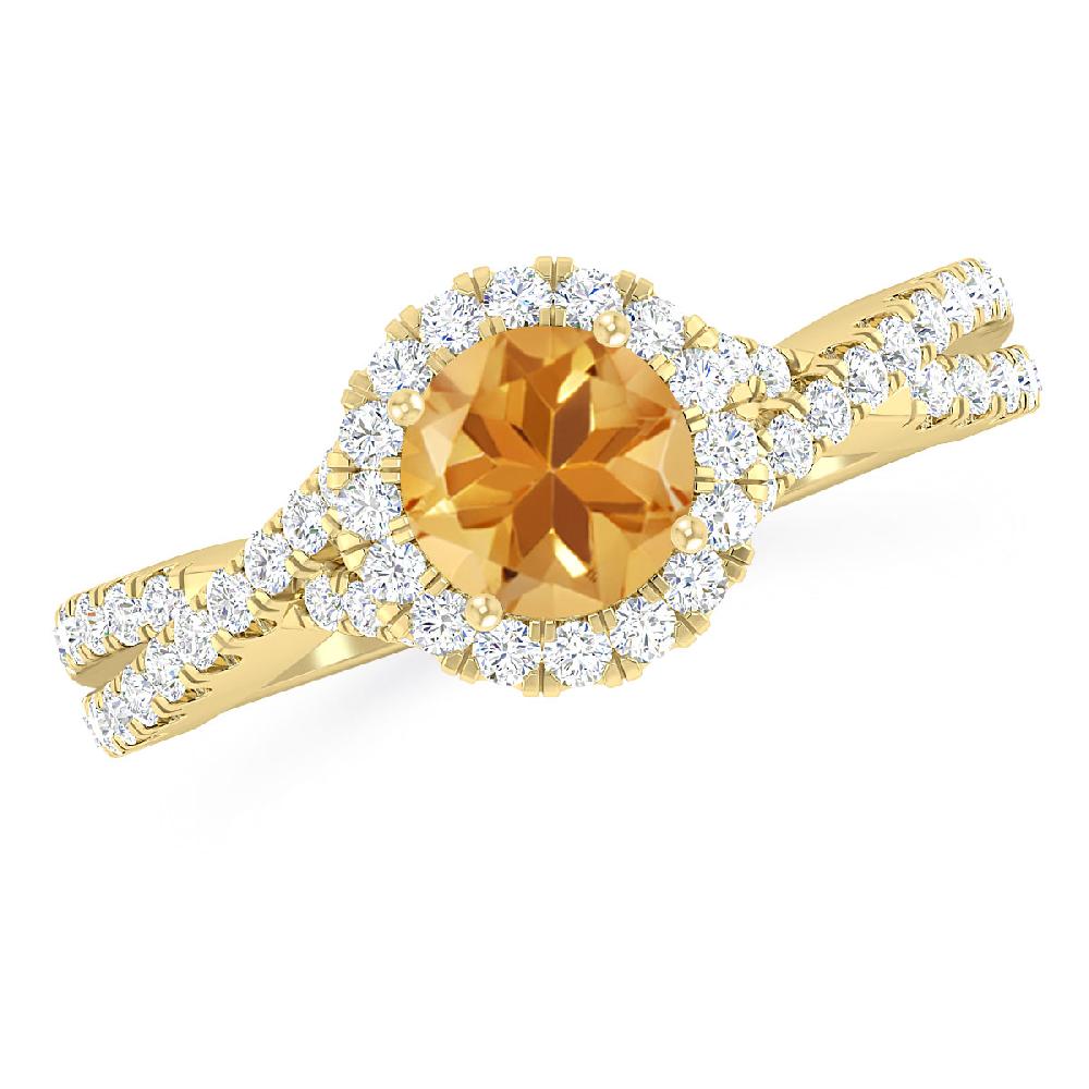 Yellow Gold - Citrine