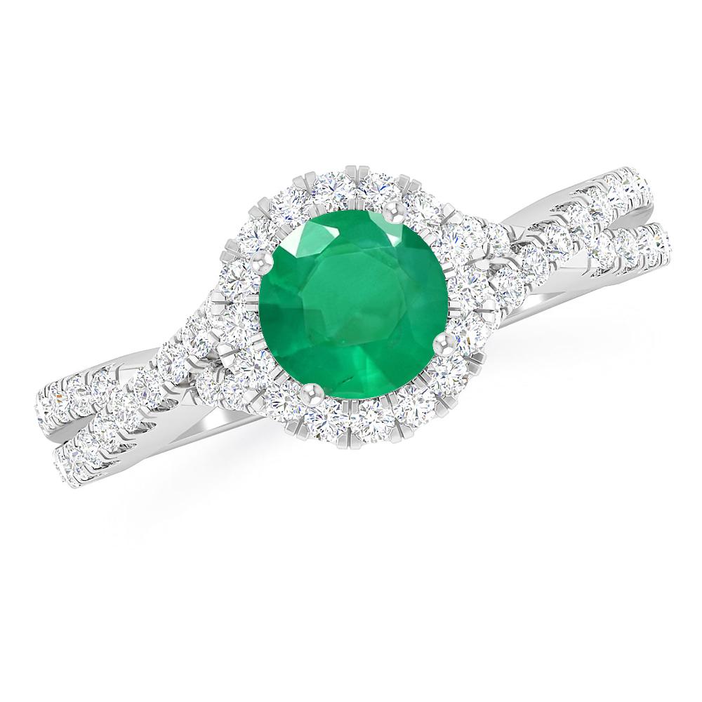 White Gold - Emerald