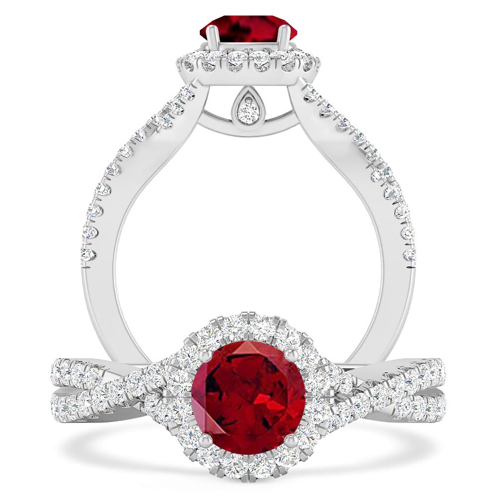 White Gold - Garnet