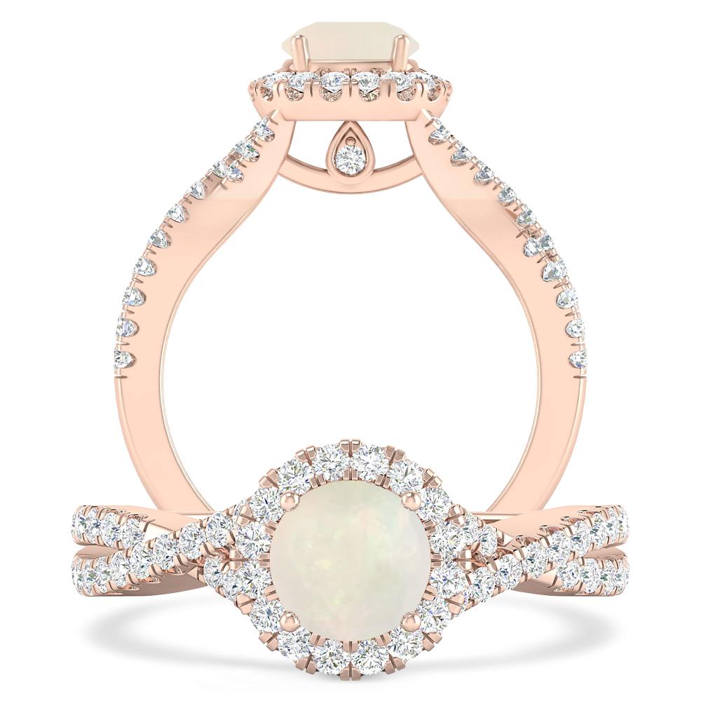 Rose Gold - Opal