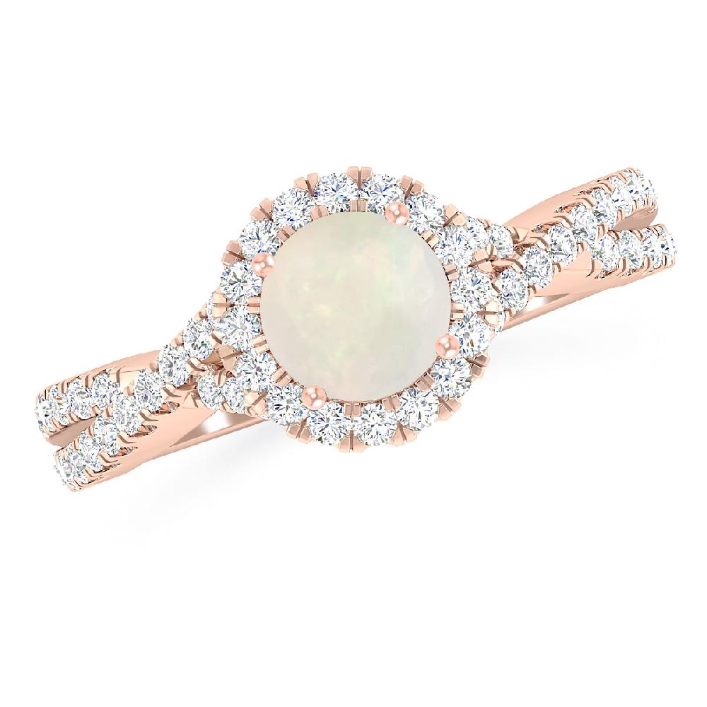 Rose Gold - Opal