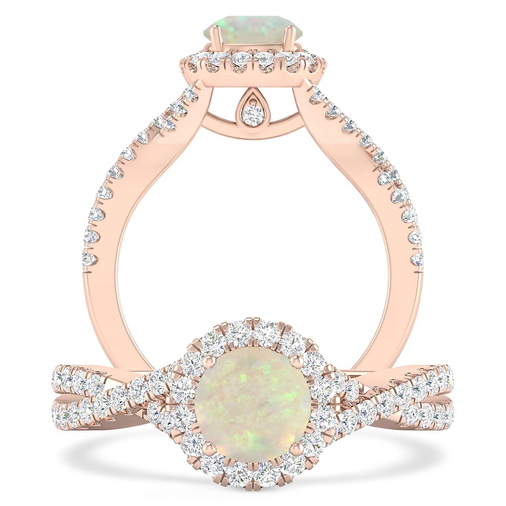 Rose Gold - Opal