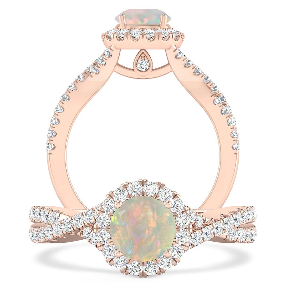 Rose Gold - Opal