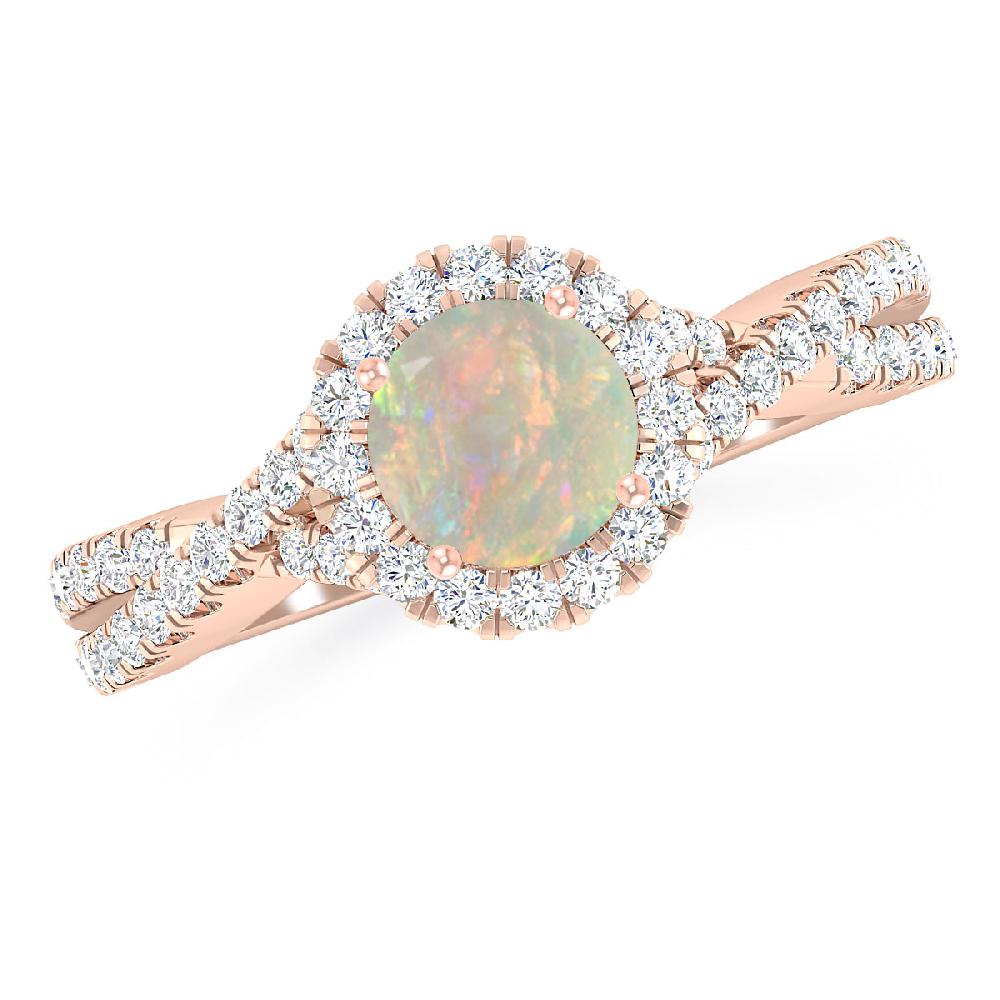 Rose Gold - Opal