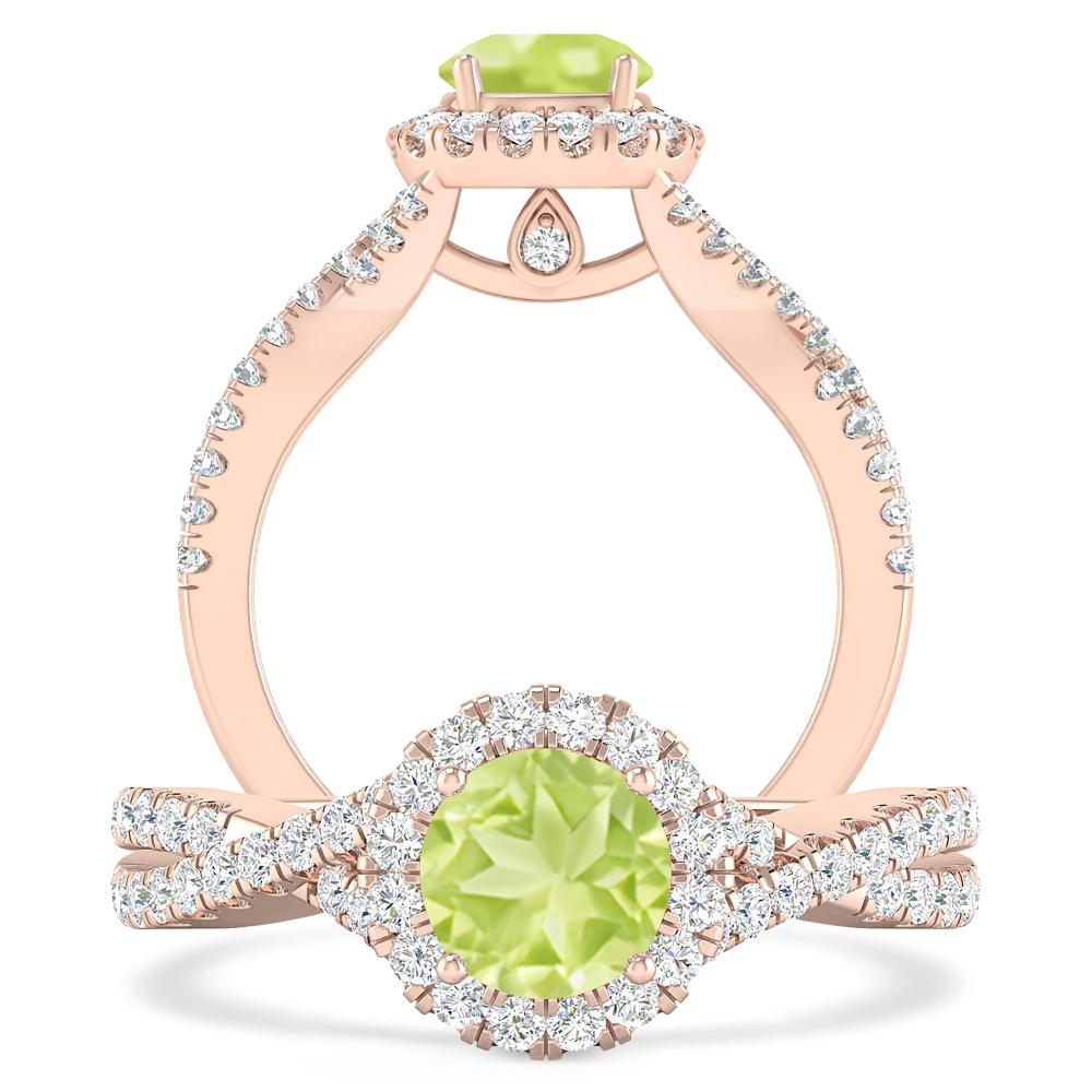 Rose Gold - Peridot