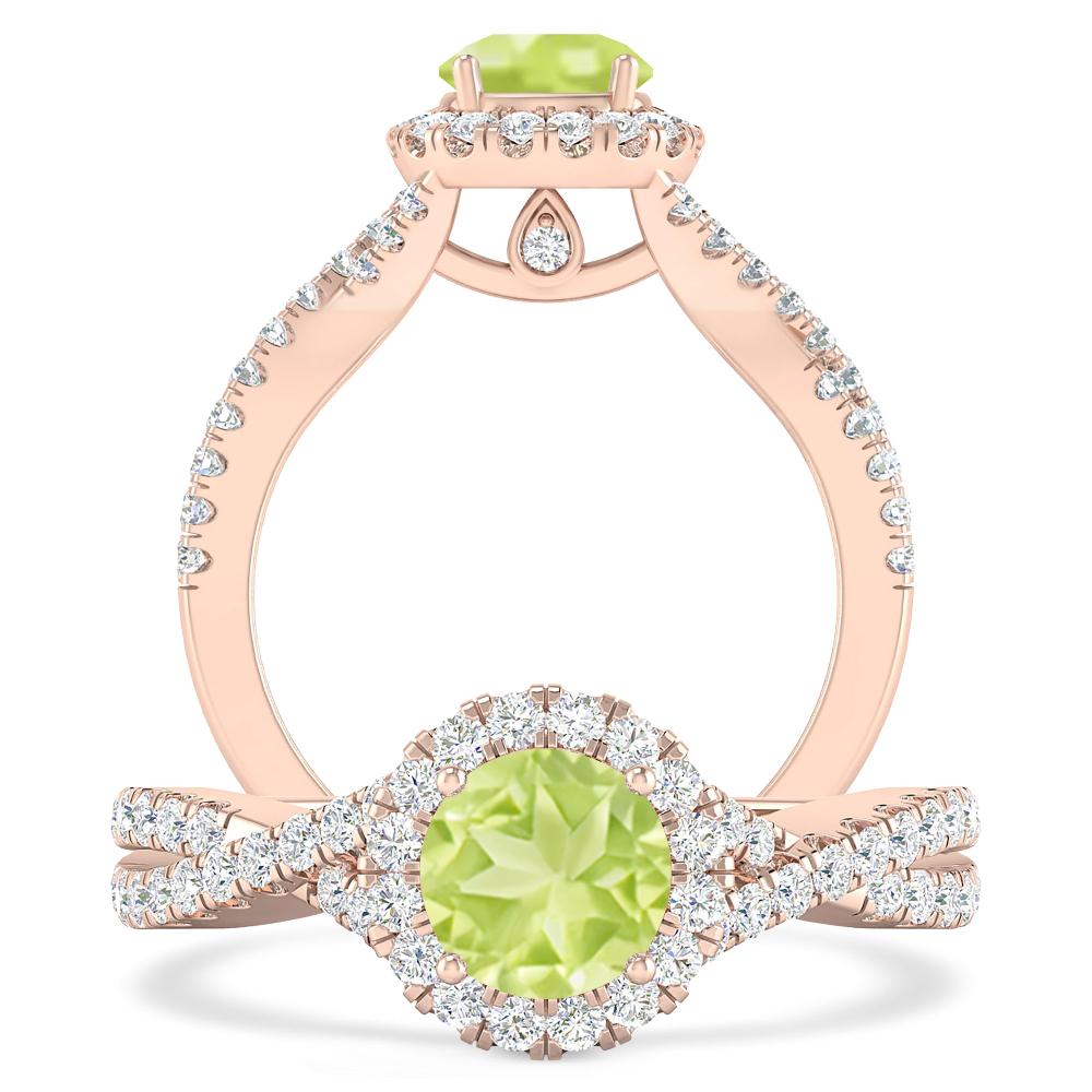 Rose Gold - Peridot