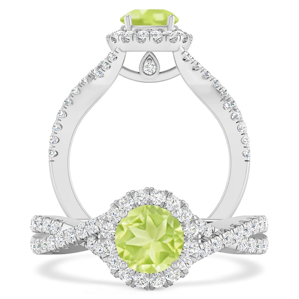 White Gold - Peridot