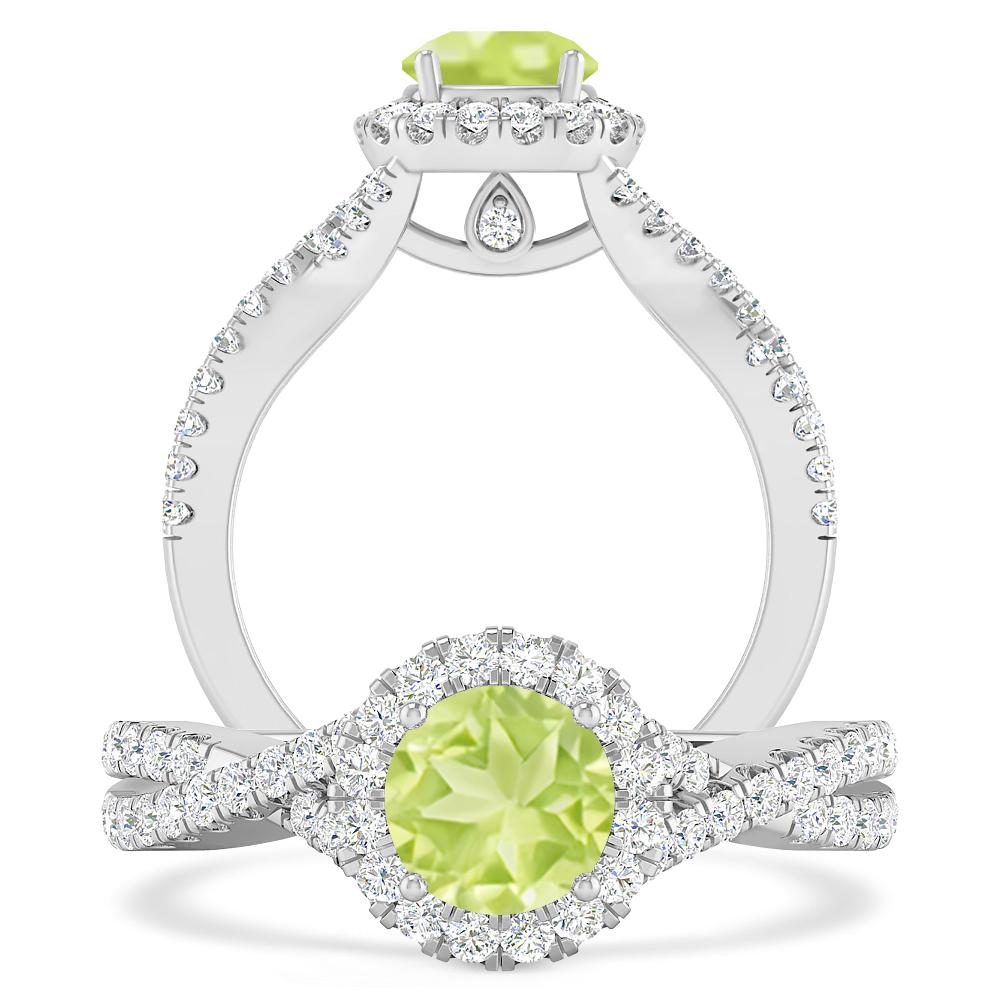 White Gold - Peridot