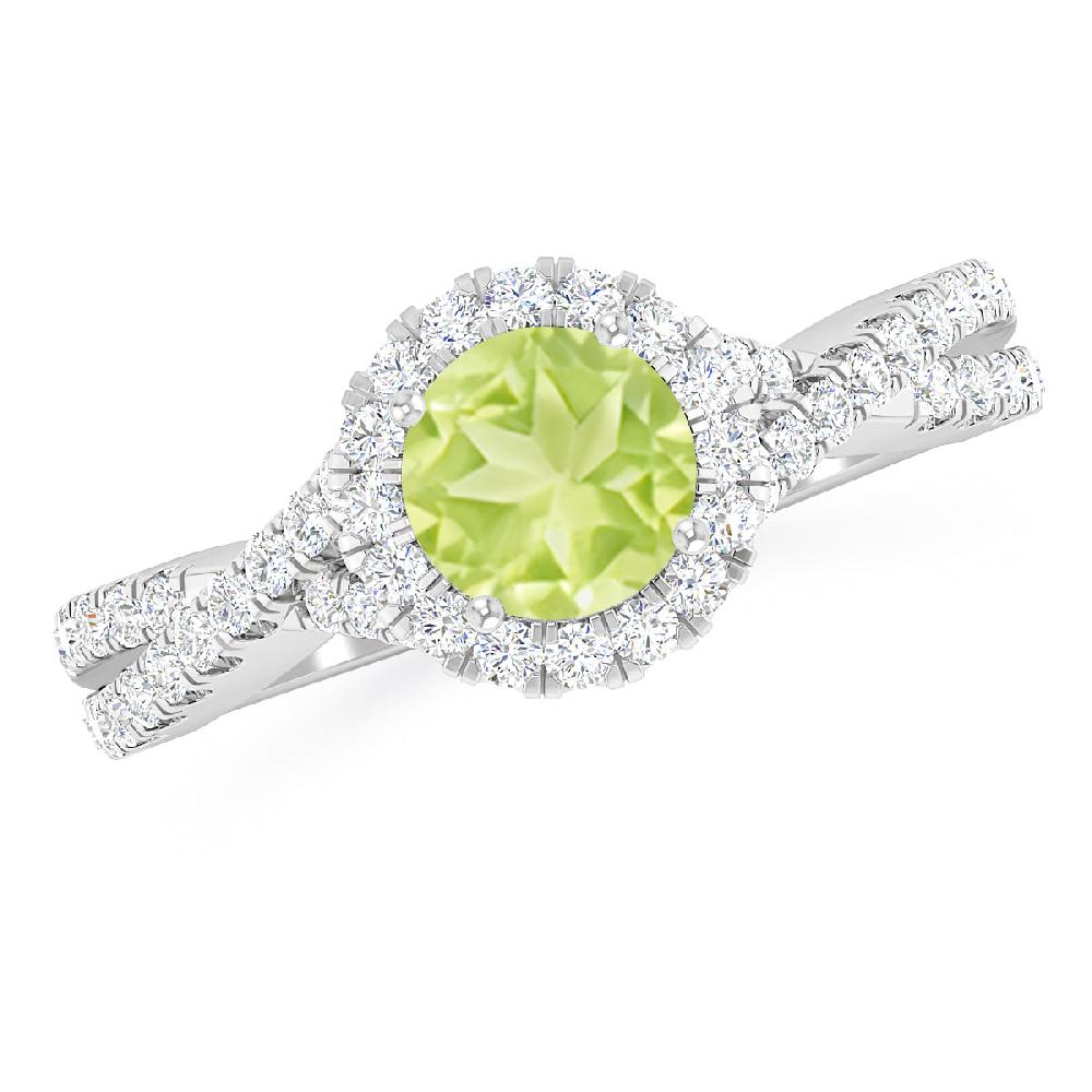 White Gold - Peridot