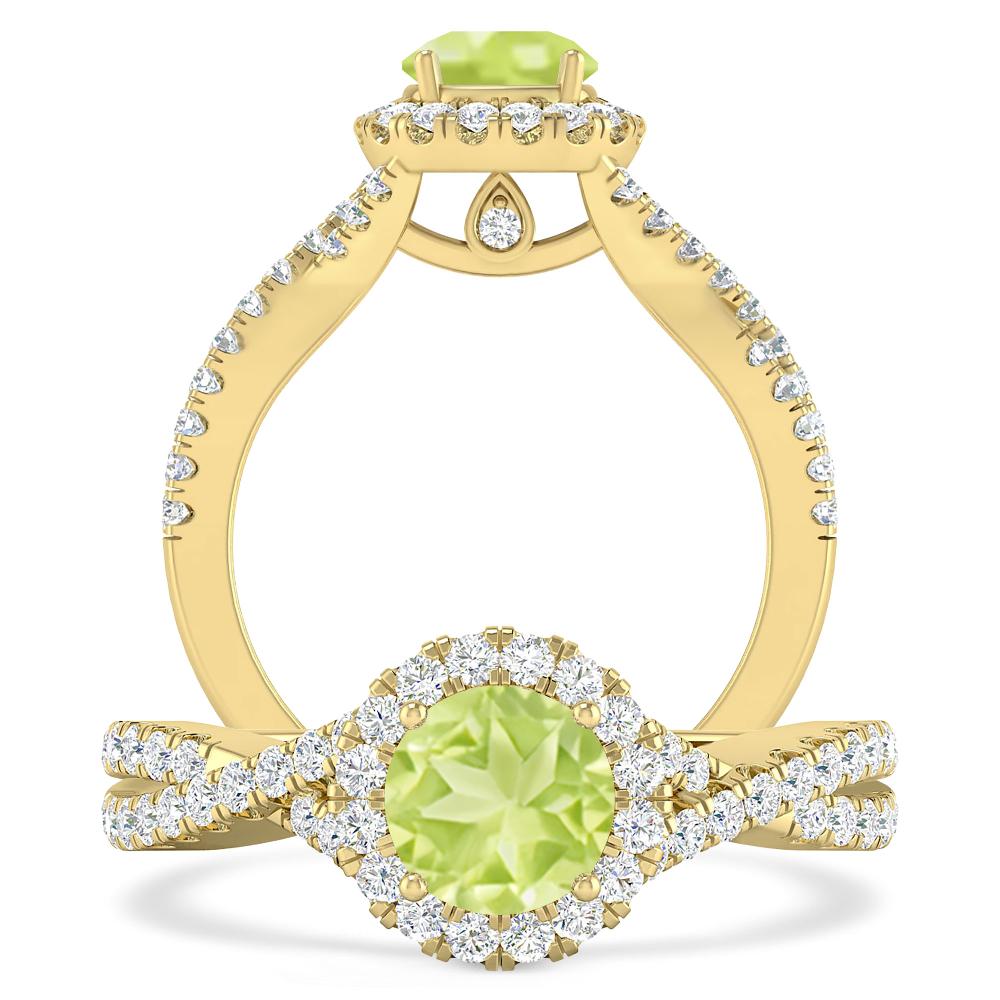 Yellow Gold - Peridot