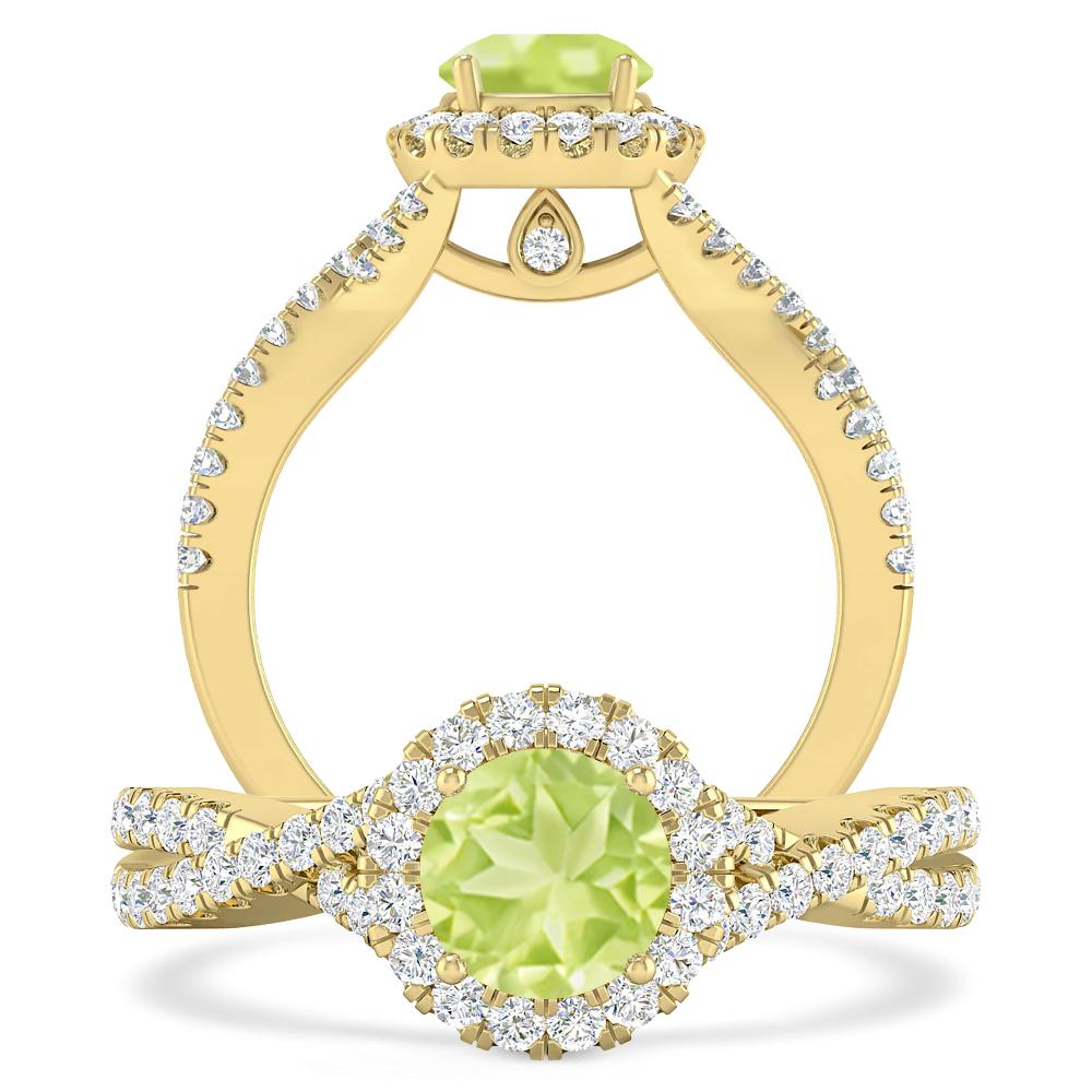 Yellow Gold - Peridot