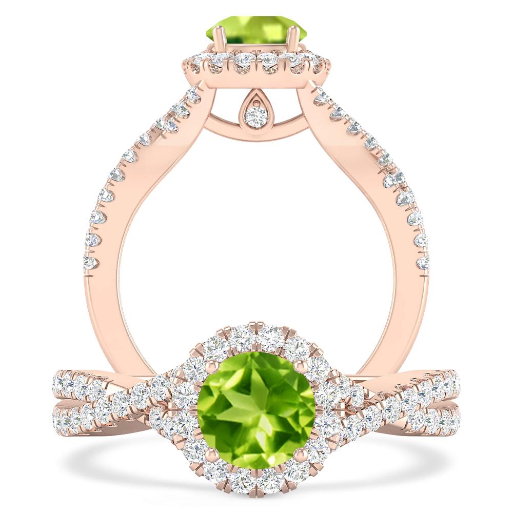 Rose Gold - Peridot