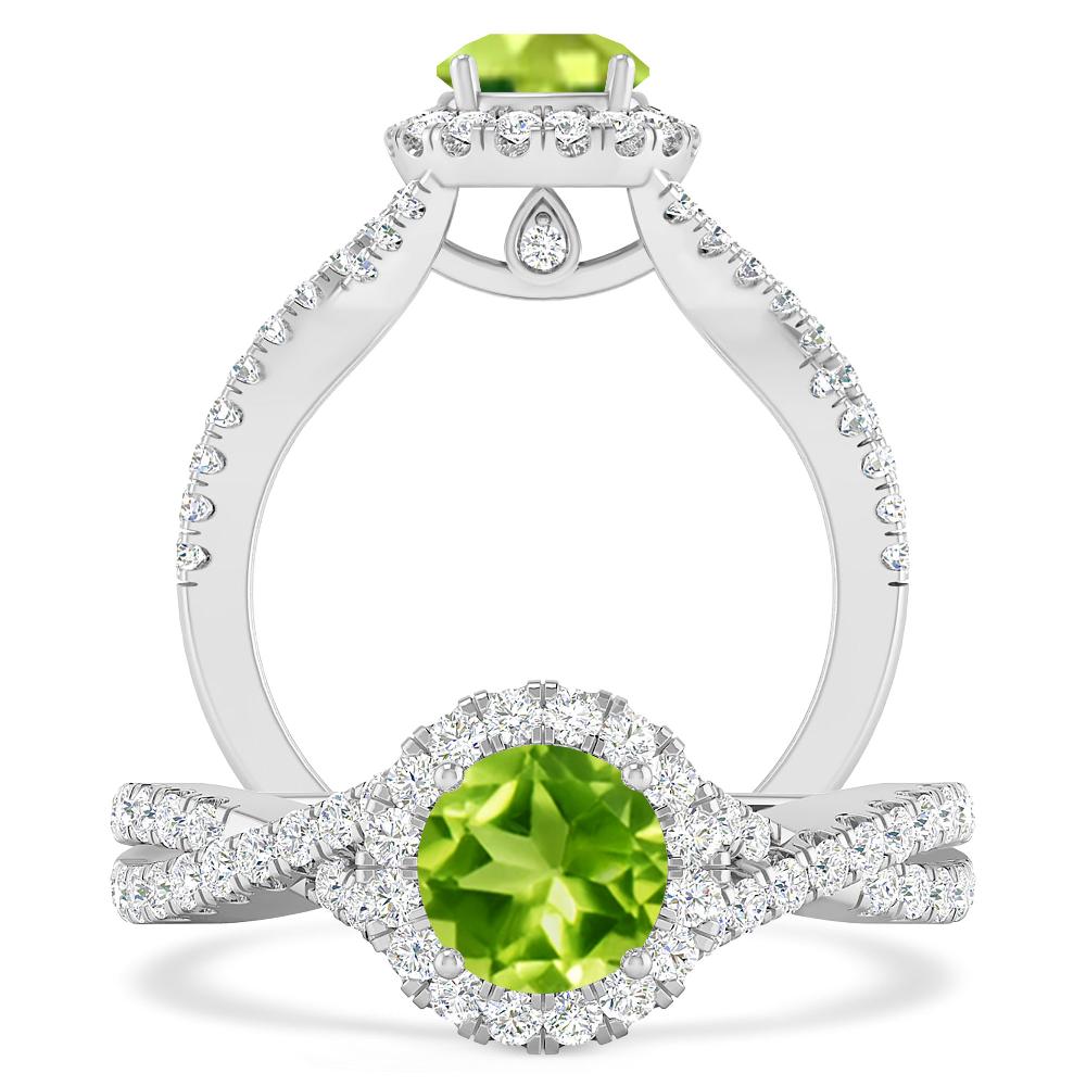 White Gold - Peridot