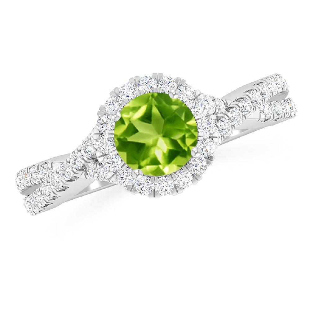 White Gold - Peridot