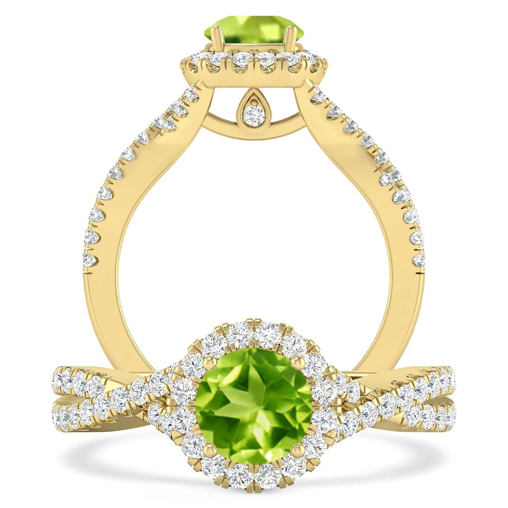 Yellow Gold - Peridot