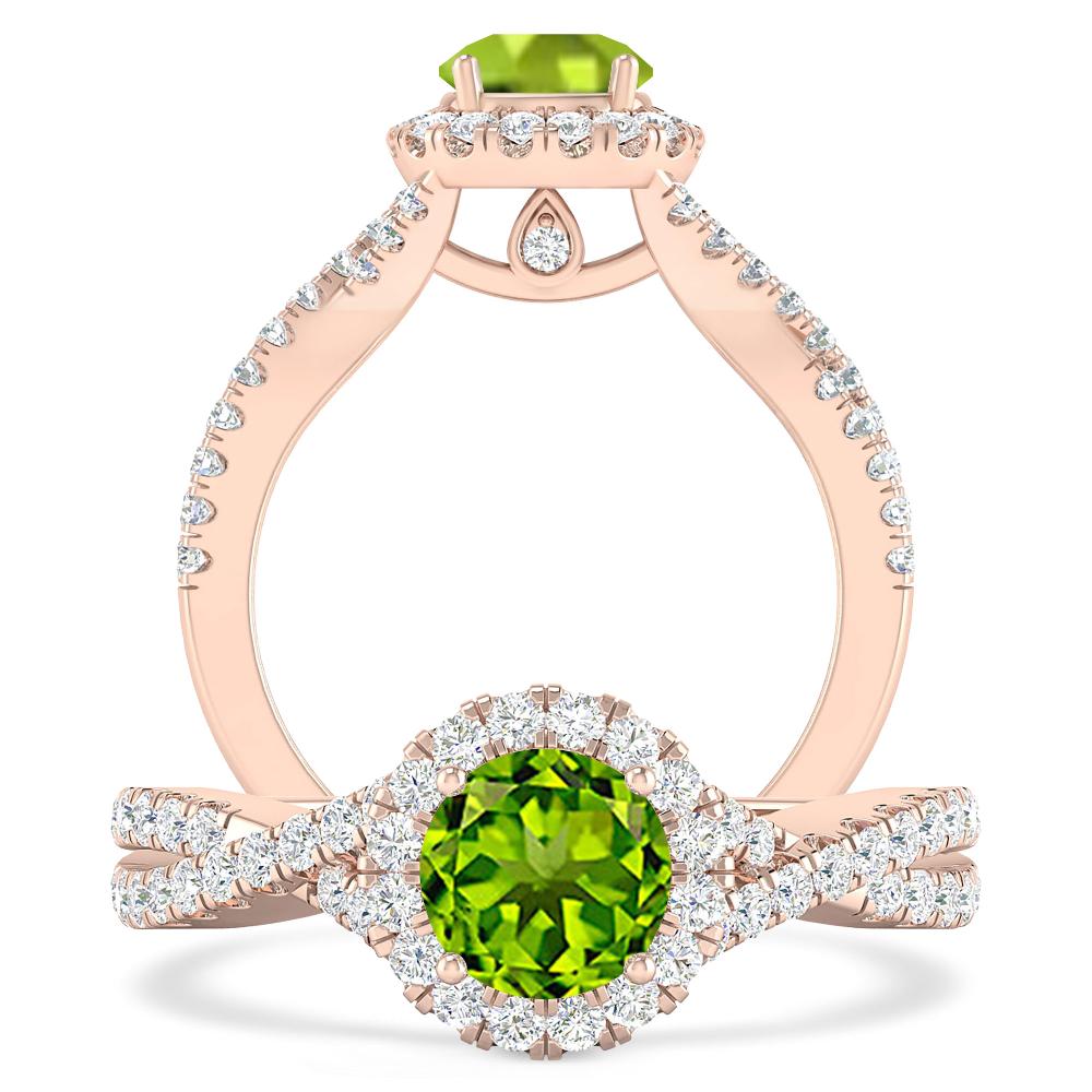 Rose Gold - Peridot